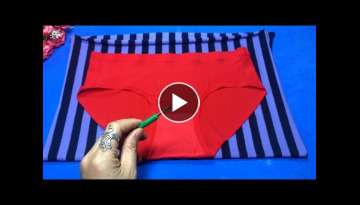 Sewing tips and tricks underwear | Trust me sewing underwear this way is quick and easy