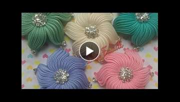 19) Amazing Twinkle Star Flower Craft Ideas - Ribbon Sewing Hack - Hand Embroidery Design Trick 19) Amazing Twinkle Star Flower Craft Ideas - Ribbon Sewing Hack - Hand Embroidery Design Trick