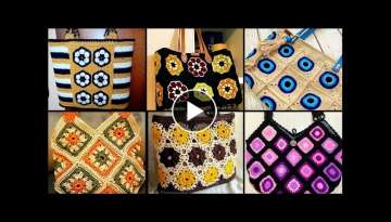 Latest College/University Wear Crochet Purse design/Crochet Handbag design ideas2022