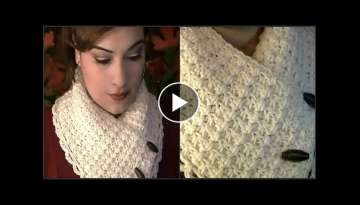 How To Crochet A Collar Scarf - Tutorial