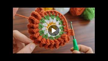 Super Easy Crochet Knitting Motif Very Easy Crochet Motif Making