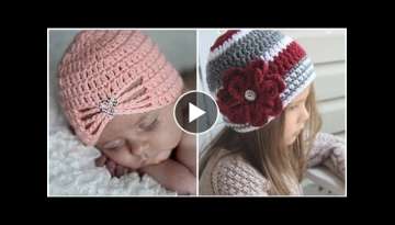 heart touching and latest collection of crochet baby cap designs.