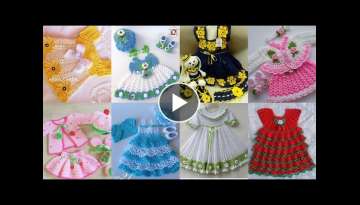 Knitting patterns of girl's dresses: the latest examples of hand-knitted children's dresses