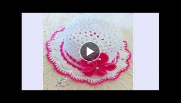 CROCHET HAT FOR GIRL STEP BY STEP - EASY KNITTING CROCHET HAT FOR GIRL STEP BY STEP - EASY KNITTING