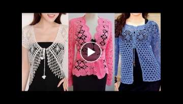very stylish and trendy hand knitted crochet cardigans designs for ladies
