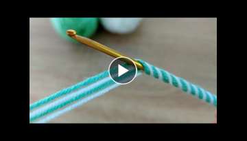 Super Very Easy Tunisian Crochet Knitting Model Making