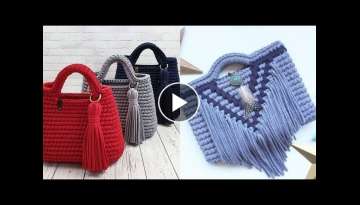 Most beautiful & attractive crochet handbag patterns | crochet handbags | crochet bags designs id...