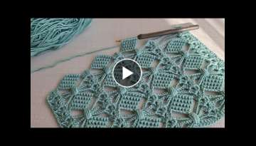 Wow!. Amazing! Super Easy 3D how to make eye catching crochet/Everyone who saw it loved it