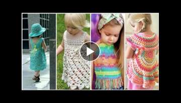 Top stylish handmade crochet baby frock dress design/Toddler baby top blouse dress/crochet dress2...