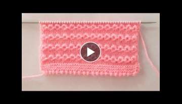 Beautiful Knitting Stitch pattern For Babies Sweater